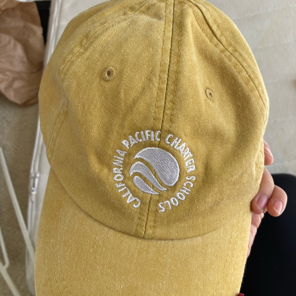 California Pacific Charter Schools Dad Hat Adams Yellow Adjustable Cap